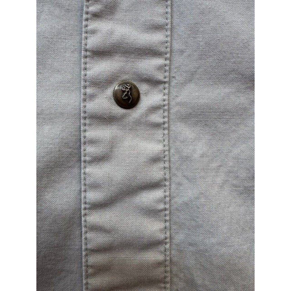Browning Super Naturals Men's Hunting Shooting Snaps Shirt XL‎ Short Sleeve - Picture 7 of 16
